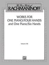 Piano Works of Rachmaninoff piano sheet music cover